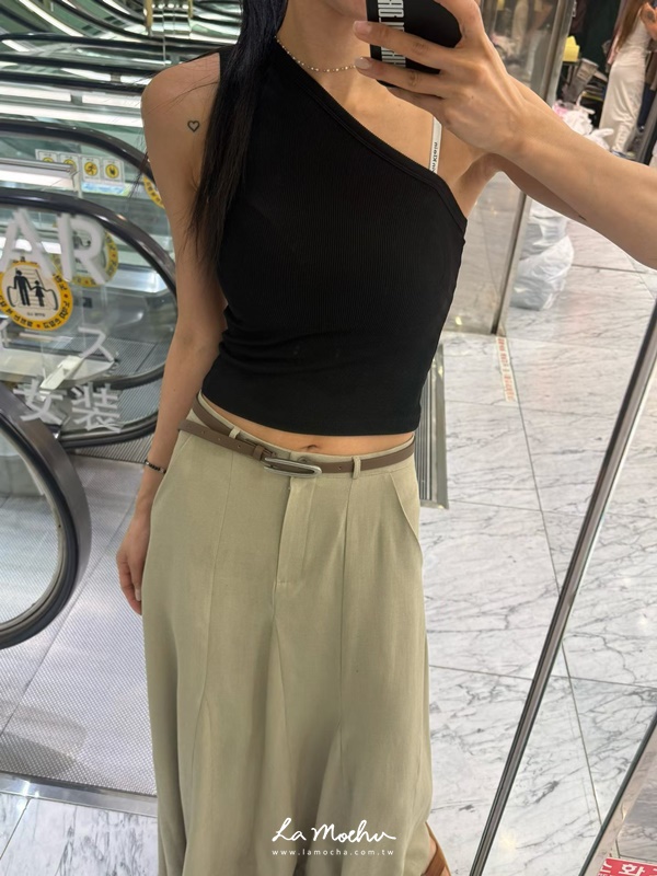 鬆弛感抓摺寬長裙(闆娘.花花清單)